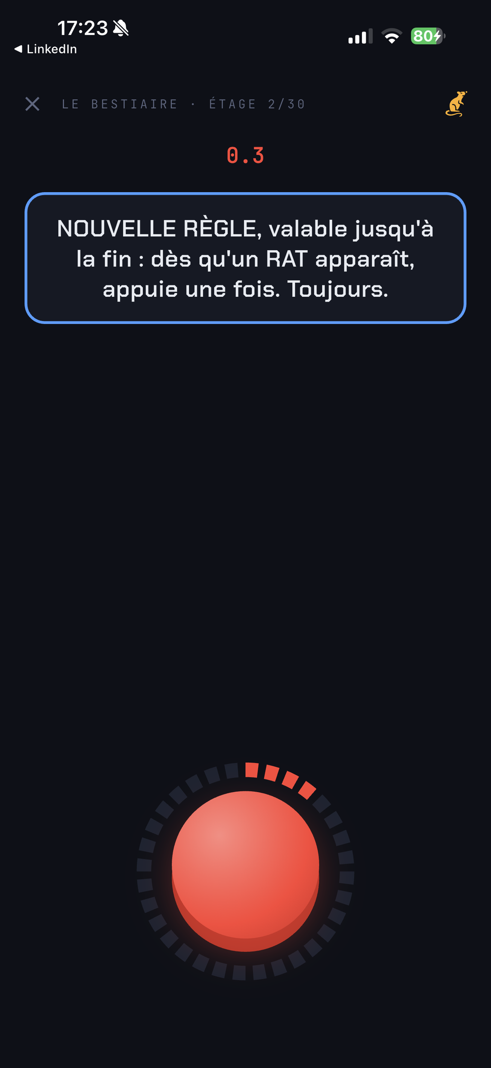 Une règle à retenir pour le reste de la partie